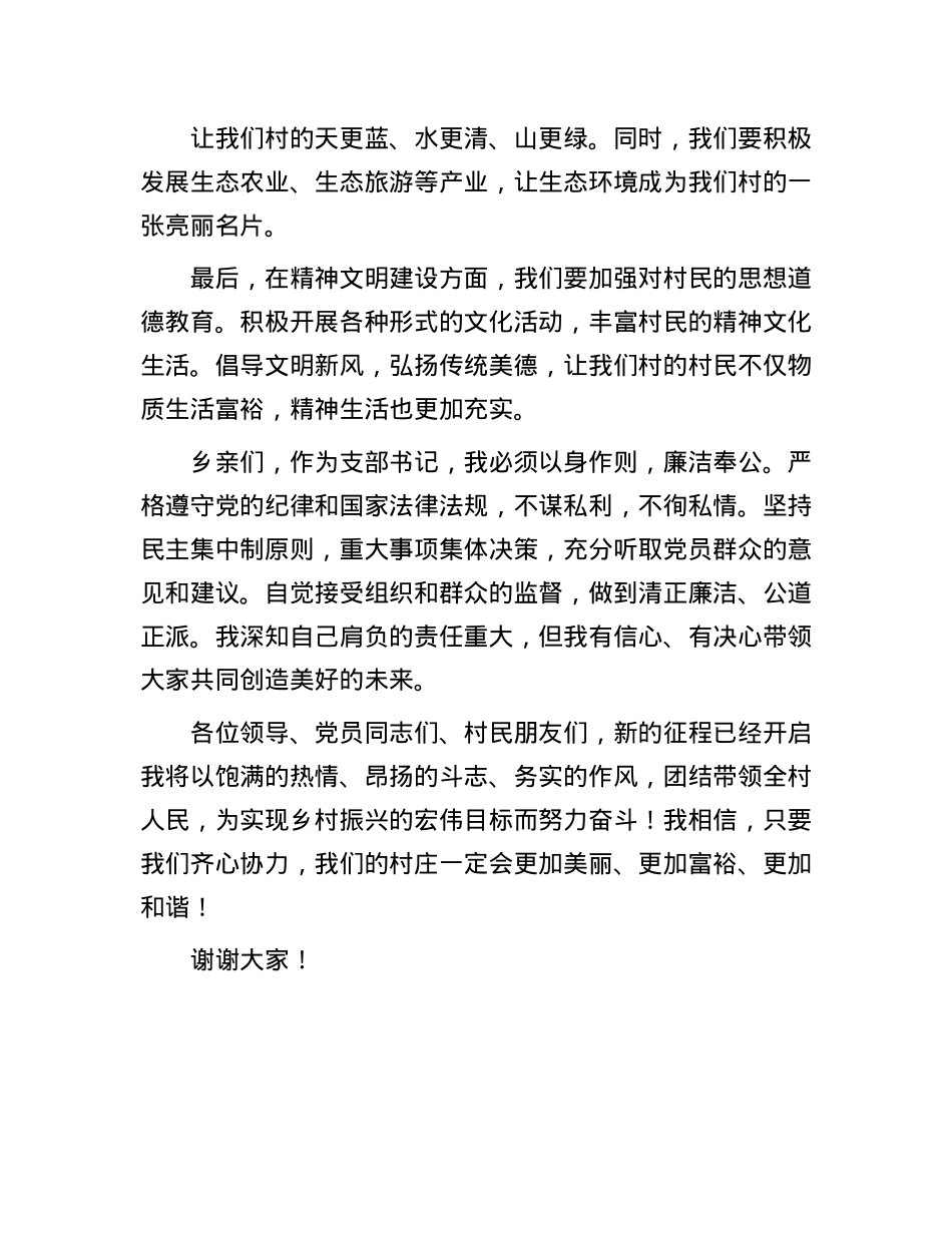 村新任支部书记任职发言.docx_第2页