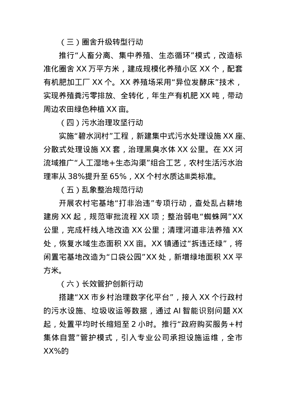 在全市乡村振兴“两清两改两治理”行动推进会上的汇报发言.docx_第3页