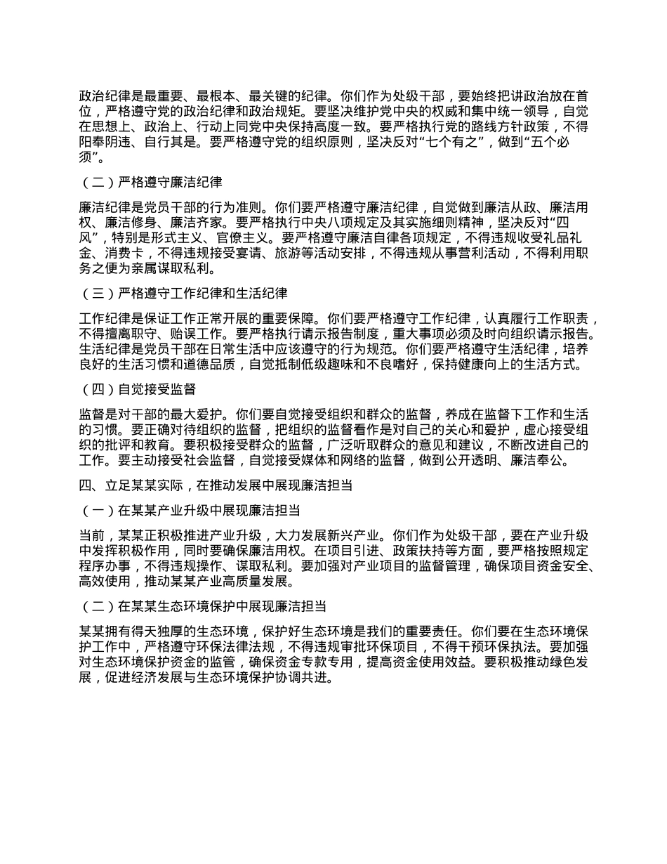 在全市新提拔处级干部廉政谈话会上的讲话.docx_第3页