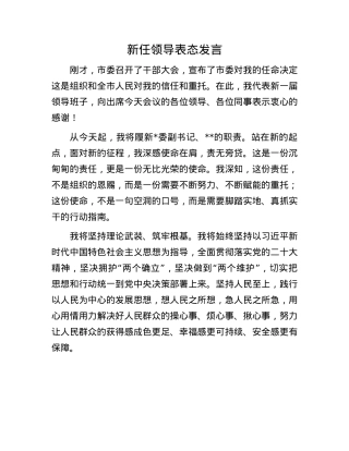 新任领导表态发言.docx