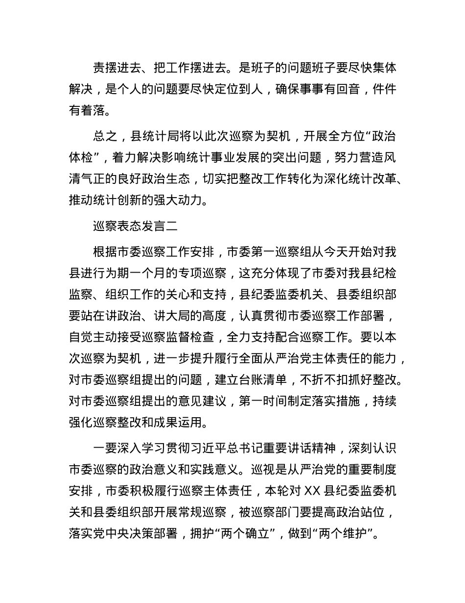 巡视巡察表态发言（六篇）.docx_第3页