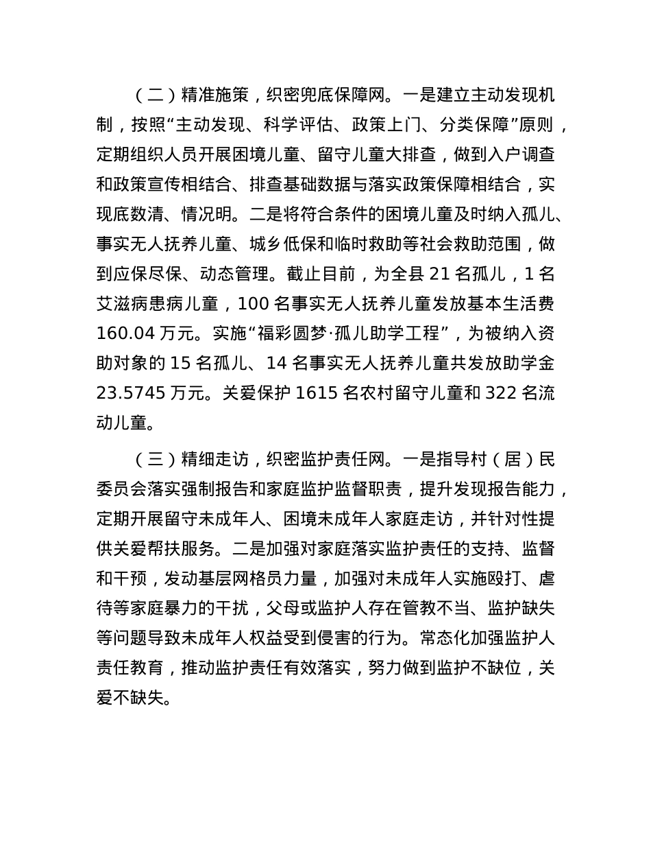 民政局长在未成年人保护座谈会上的发言.docx_第2页
