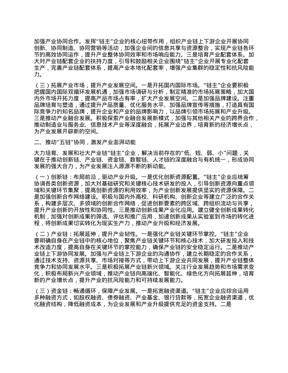 在2025年全市培育壮大产业链“链主”企业推进会上的汇报发言.docx_第2页