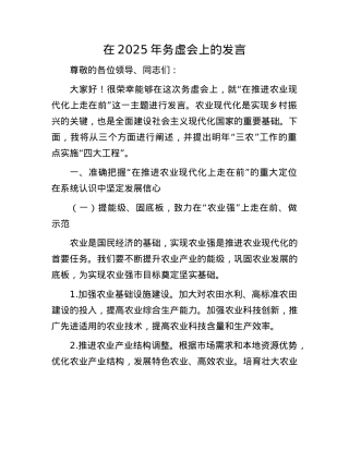 在2025年务虚会上的发言.docx
