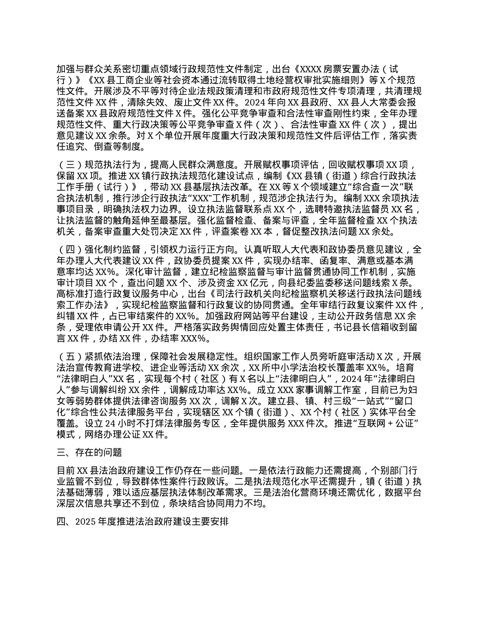 2024年度法治政府建设情况的报告.docx_第2页