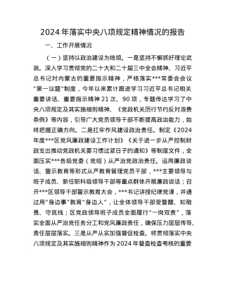 2024年落实中央BXGD精神情况的报告(2).docx