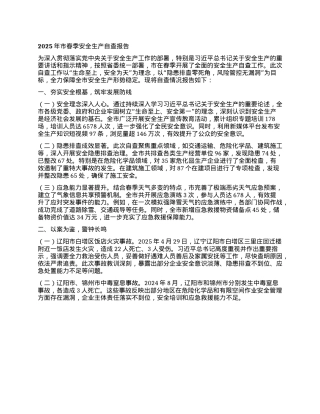 2025年市春季安全生产自查报告.docx