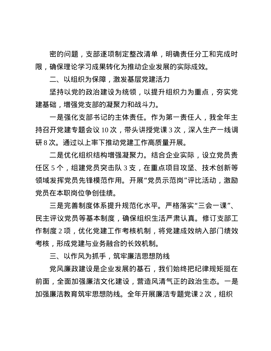 企业2024年X支部书记述职报告(1).docx_第2页