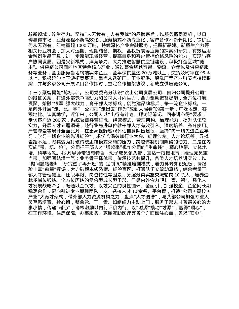 公司X委关于干部人才队伍建设工作情况的报告.docx_第3页