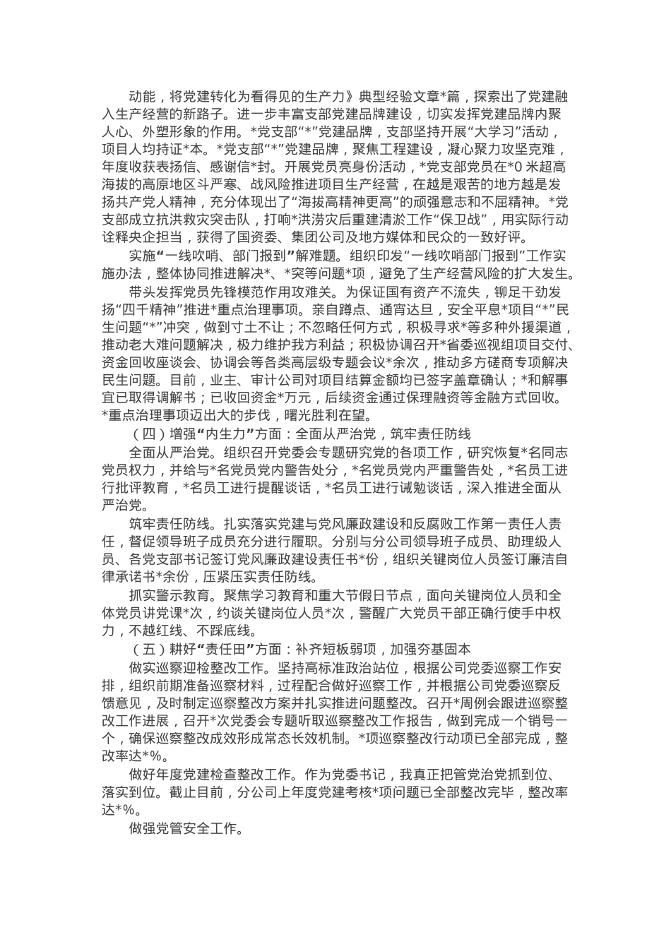 国企党委书记2024年度述职述廉报告.docx_第2页
