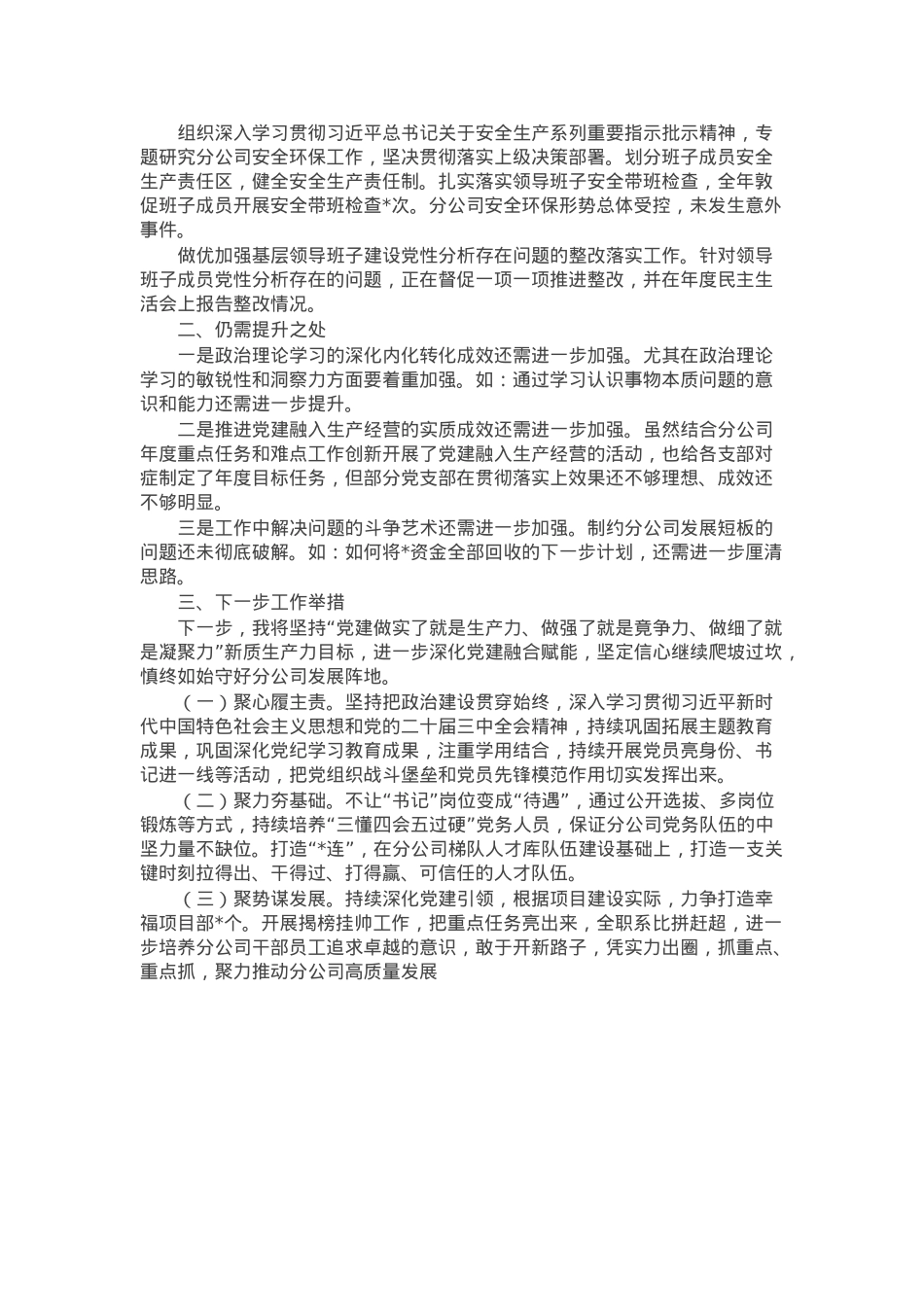 国企党委书记2024年度述职述廉报告.docx_第3页