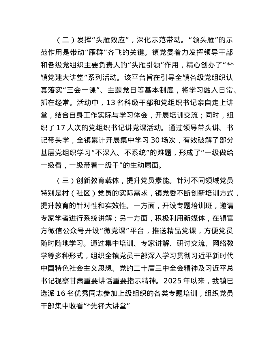 镇X委关于X支部标准化规范化建设情况报告.docx_第2页