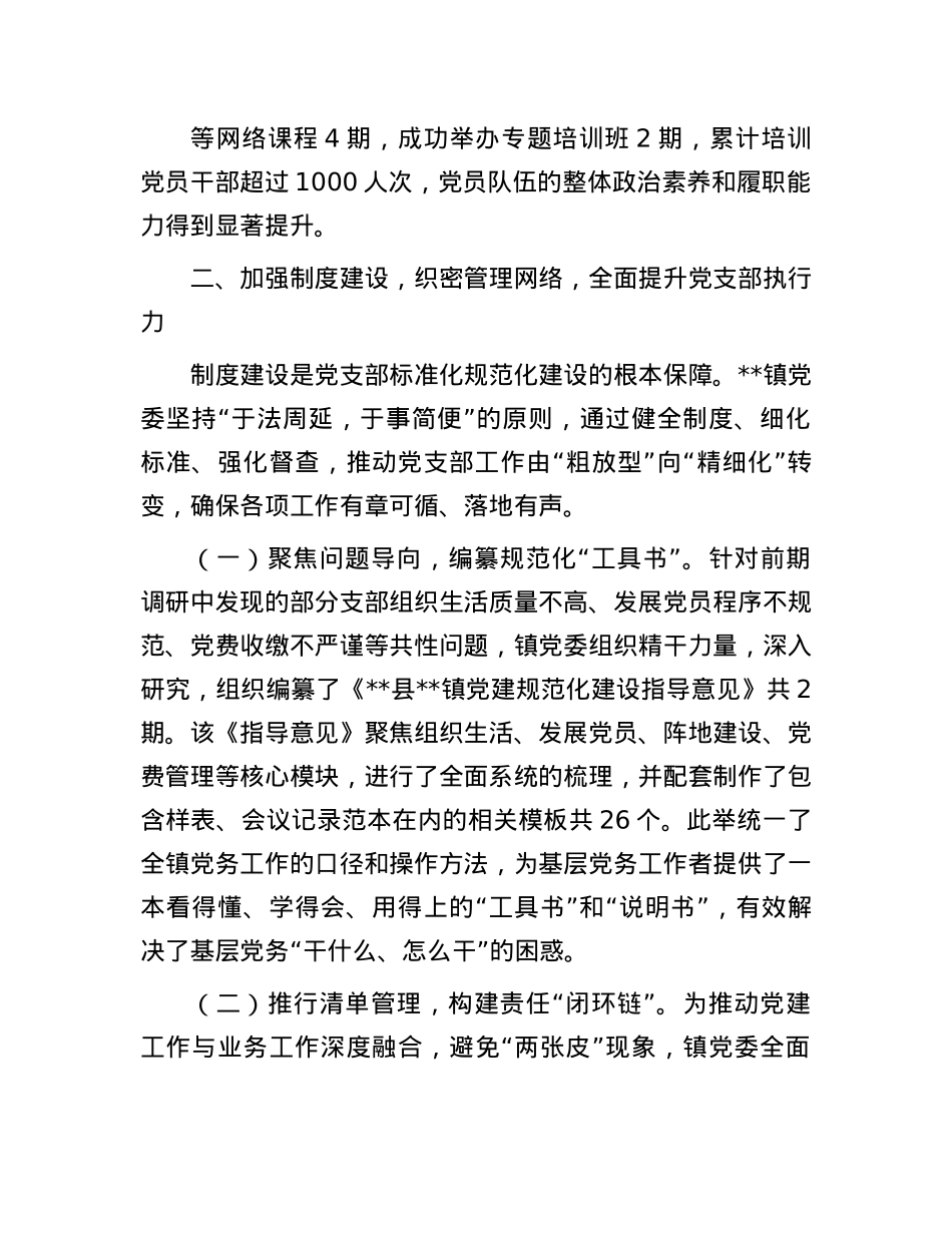 镇X委关于X支部标准化规范化建设情况报告.docx_第3页