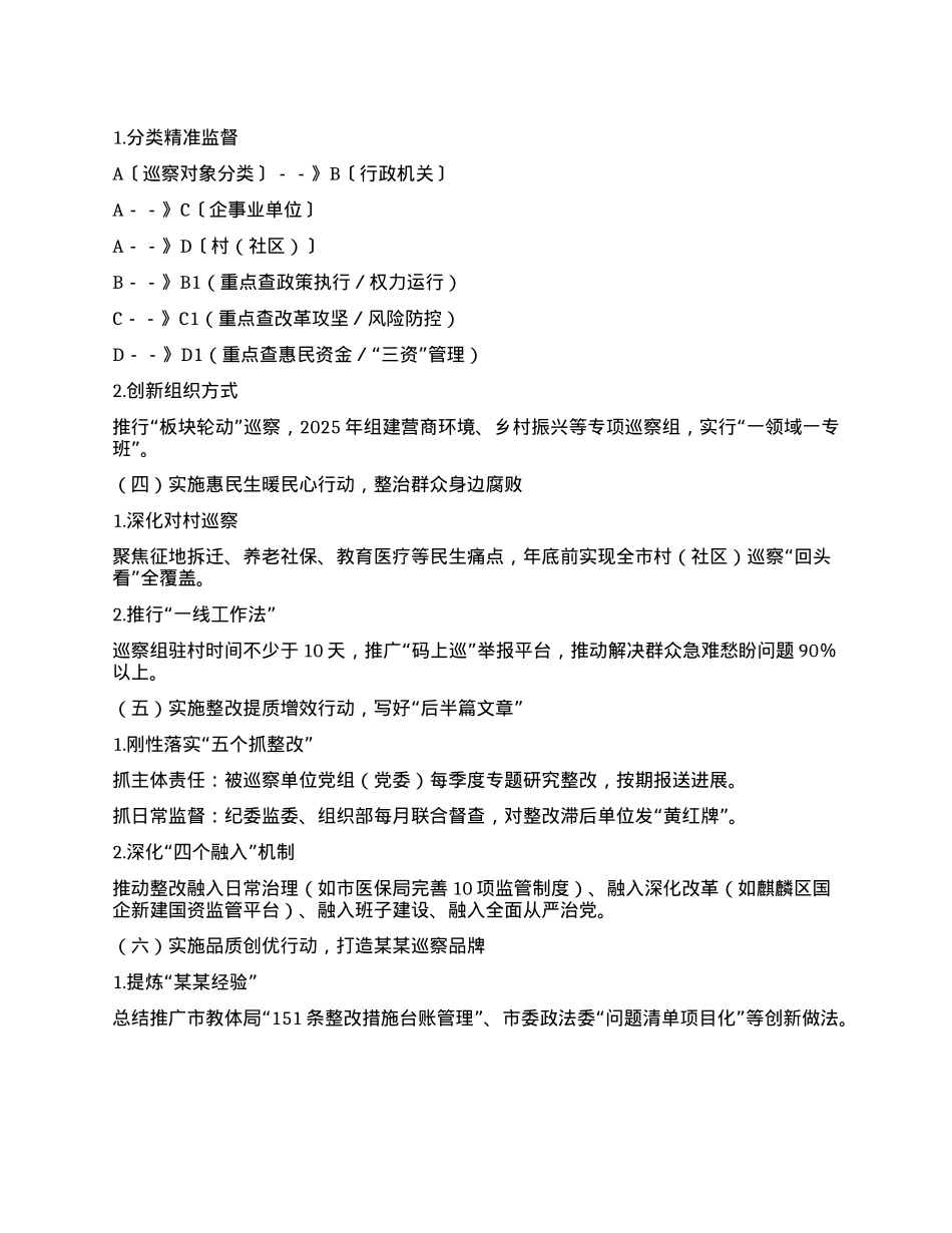 中共某某市委巡察工作领导小组办公室在全市巡察工作会议上的情况汇报.docx_第3页