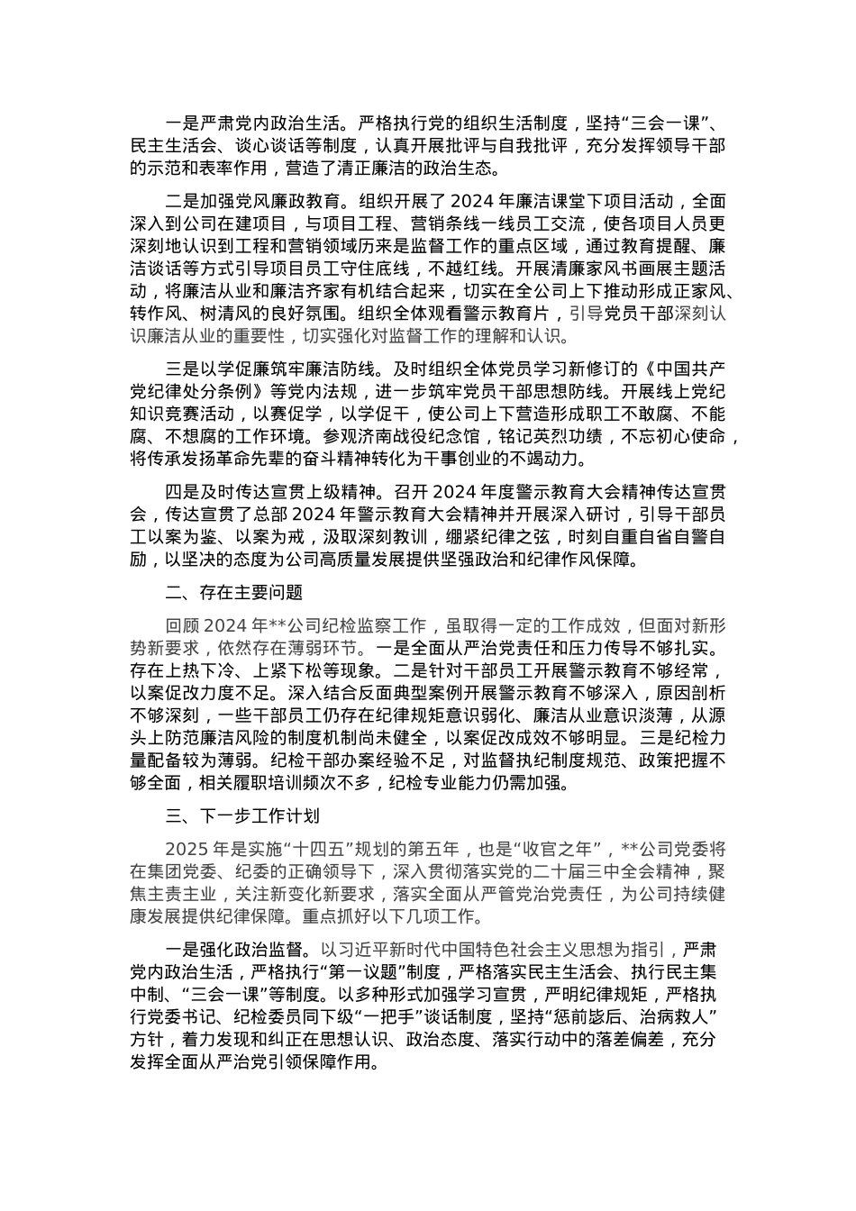 2024年纪检工作总结.docx_第2页