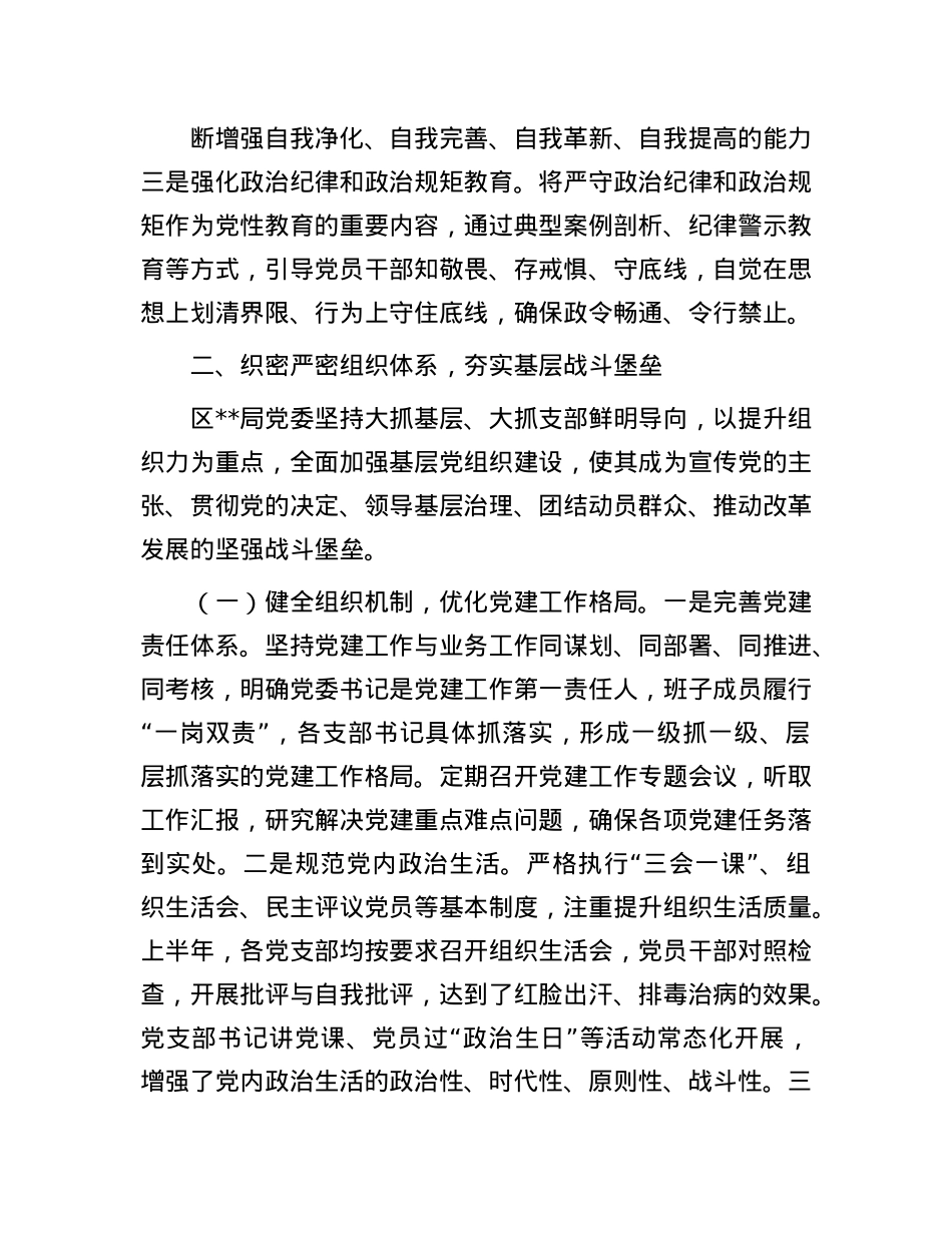 2025年上半年区局X建工作总结.docx_第3页