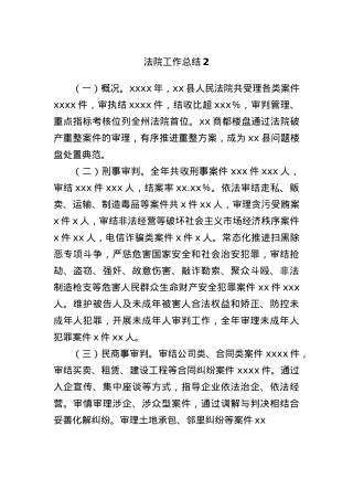 法院工作总结2.docx