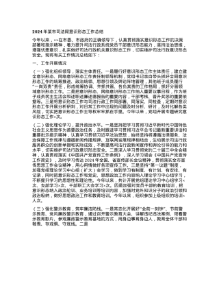 年某市司法局意识形态工作总结.docx