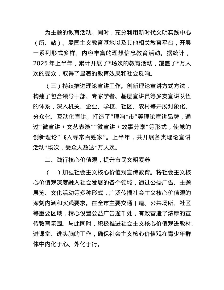 市精神文明办2025年上半年工作总结.docx_第2页