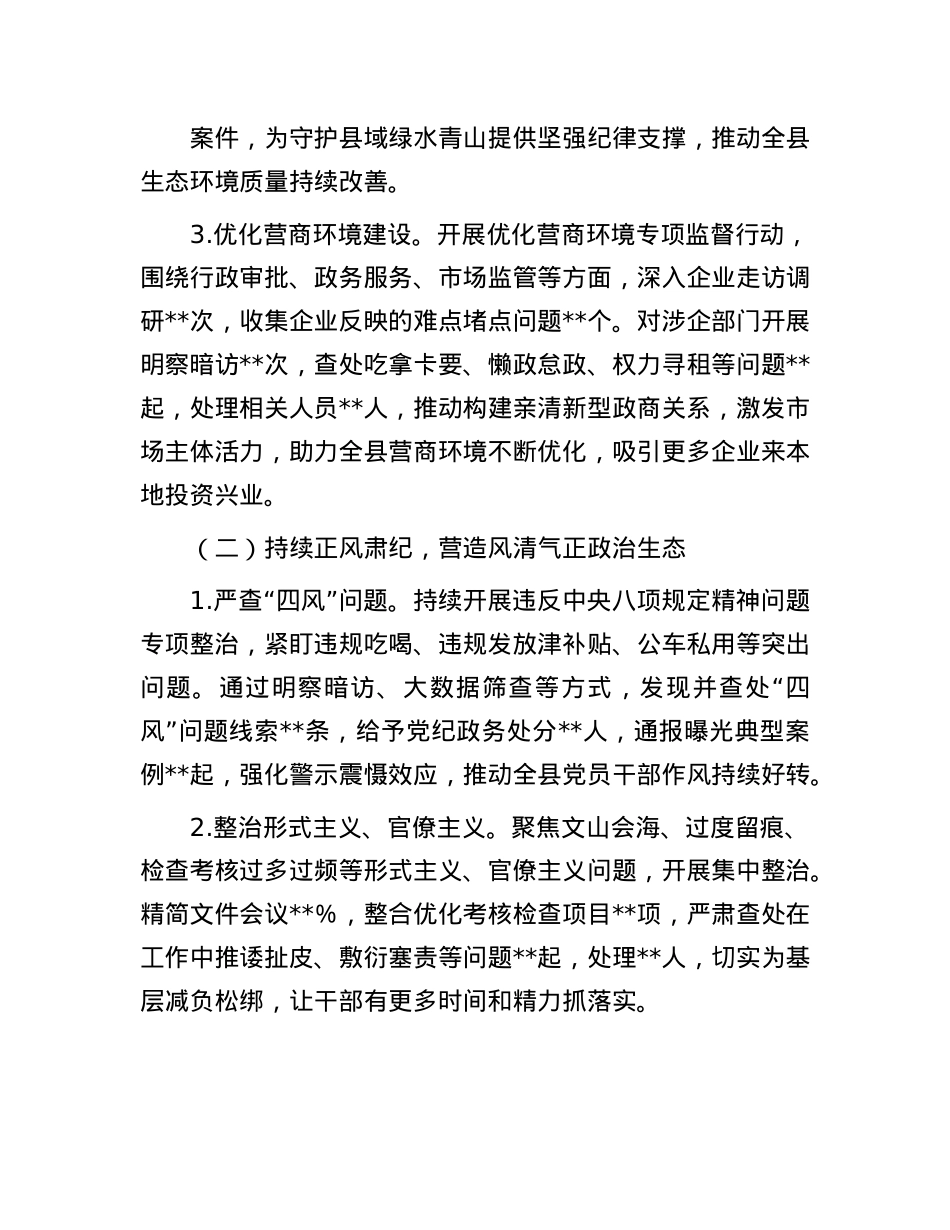 县纪委办公室2025年上半年X风廉政建设工作总结.docx_第2页