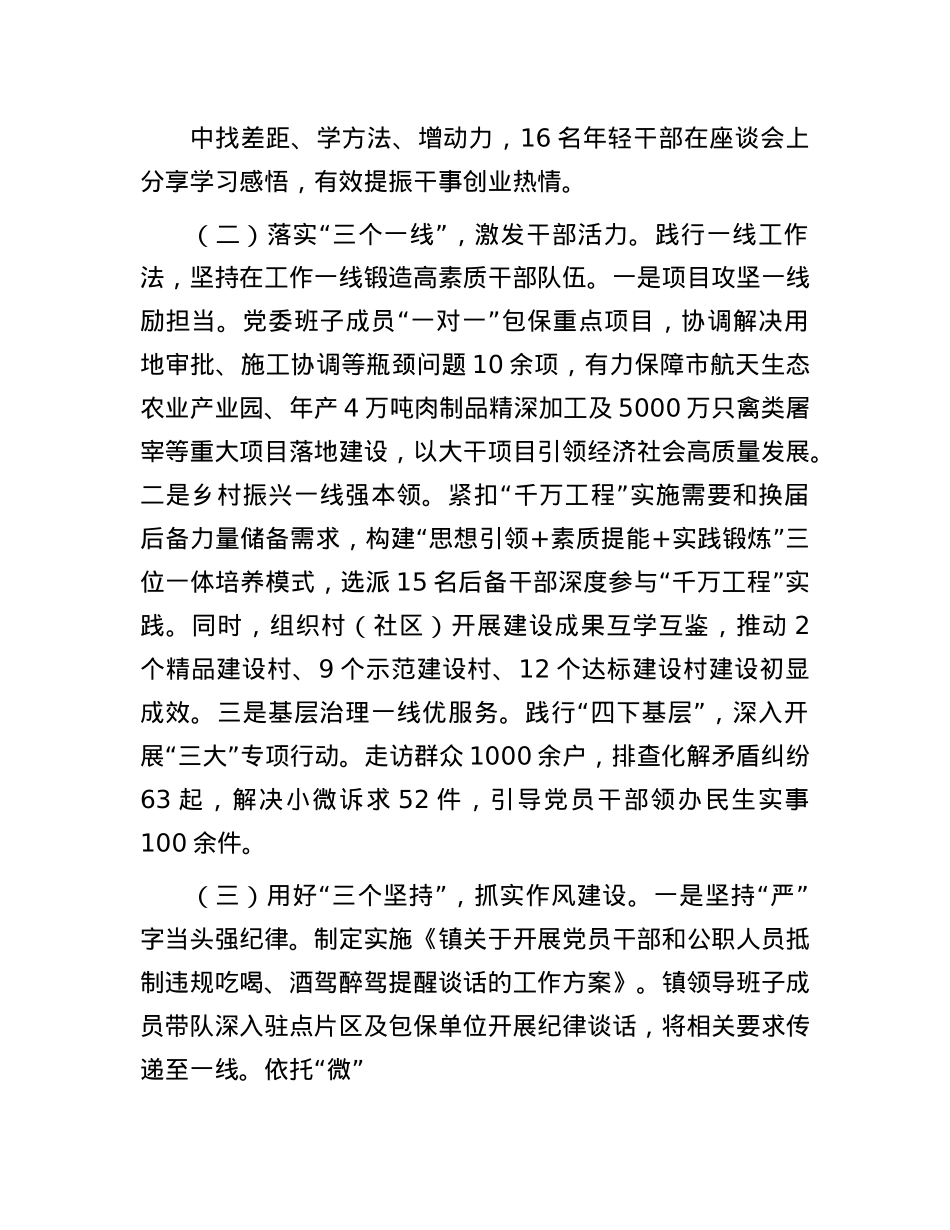 乡镇2025年上半年干部队伍建设工作总结.docx_第2页