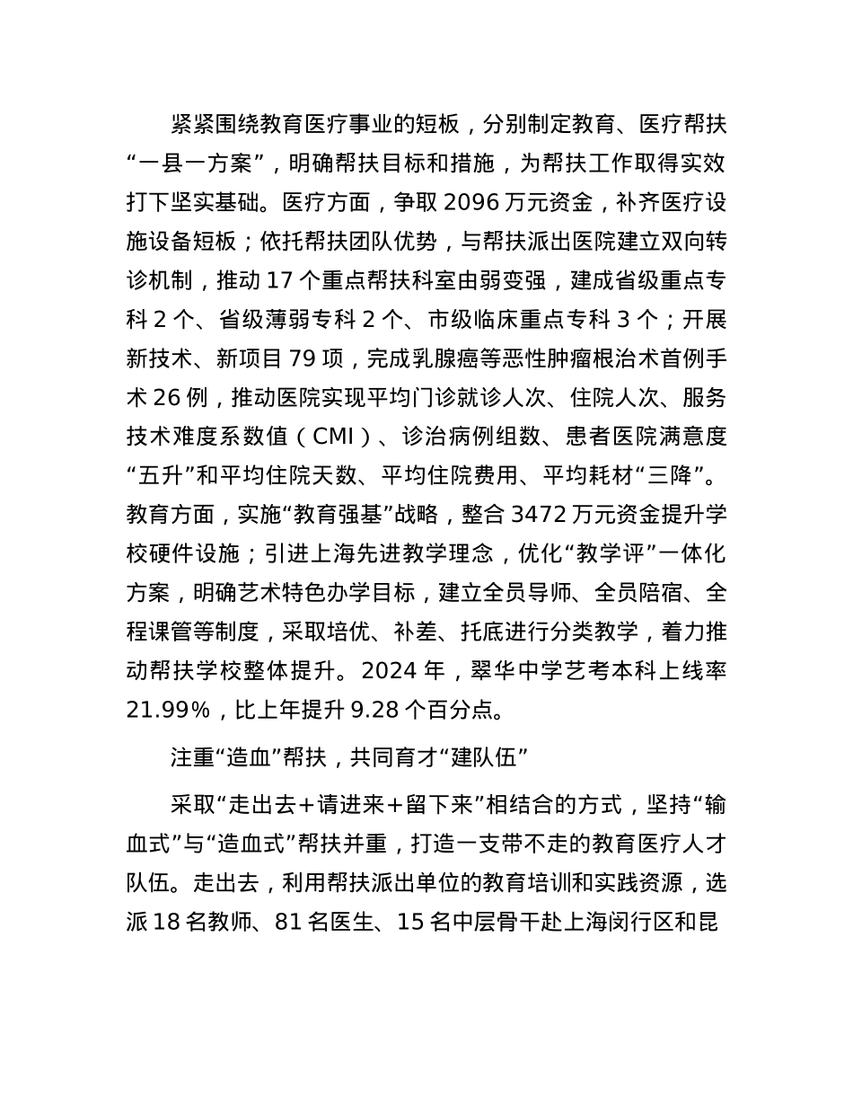 “组团式”帮扶为教育医疗发展注入“新动能”.docx_第2页