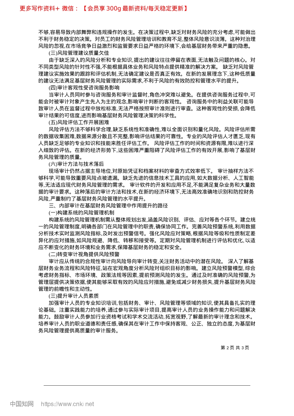 2025.02内部审计强化基层财务风险管控_吴青青__浙江省丽水市莲都区内部审计指导中心.docx_第2页
