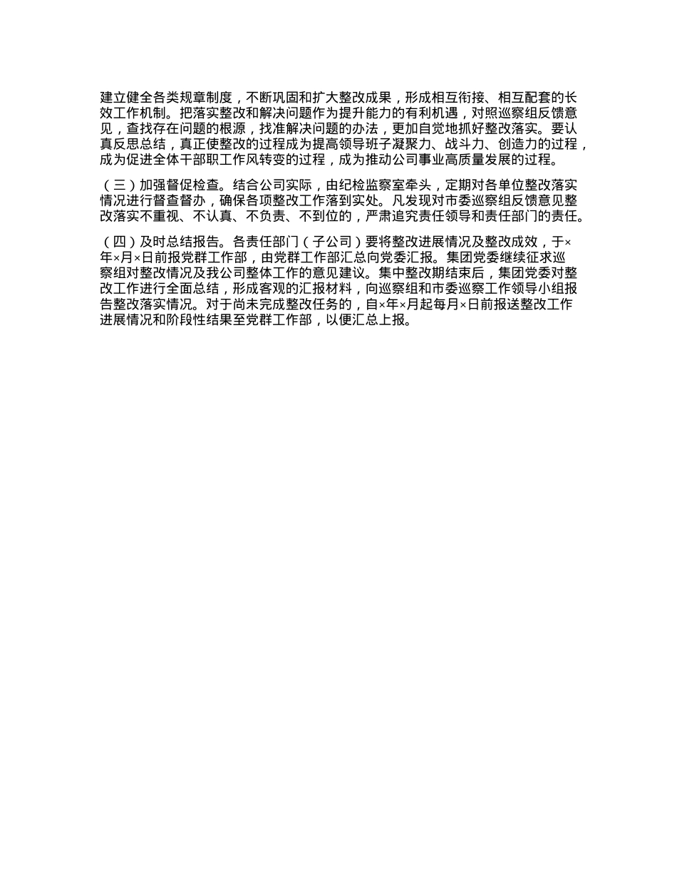 公司落实巡察反馈问题整改工作方案.docx_第3页