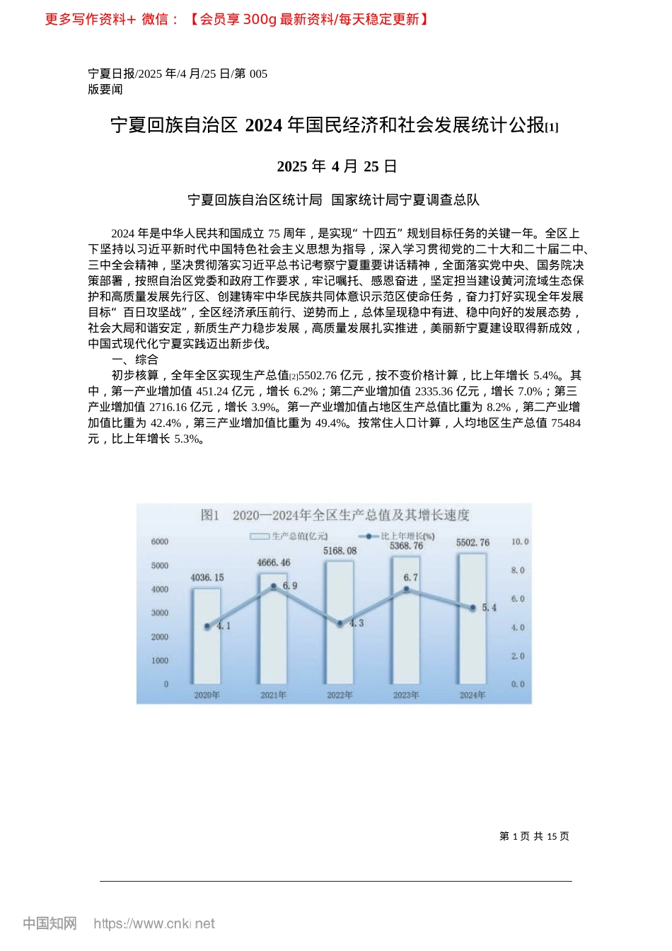2025.04宁夏回族自治区2024年国...会发展统计公报~([1])_宁夏回族自治区统计局__国家统计局宁夏调查总队.docx_第1页