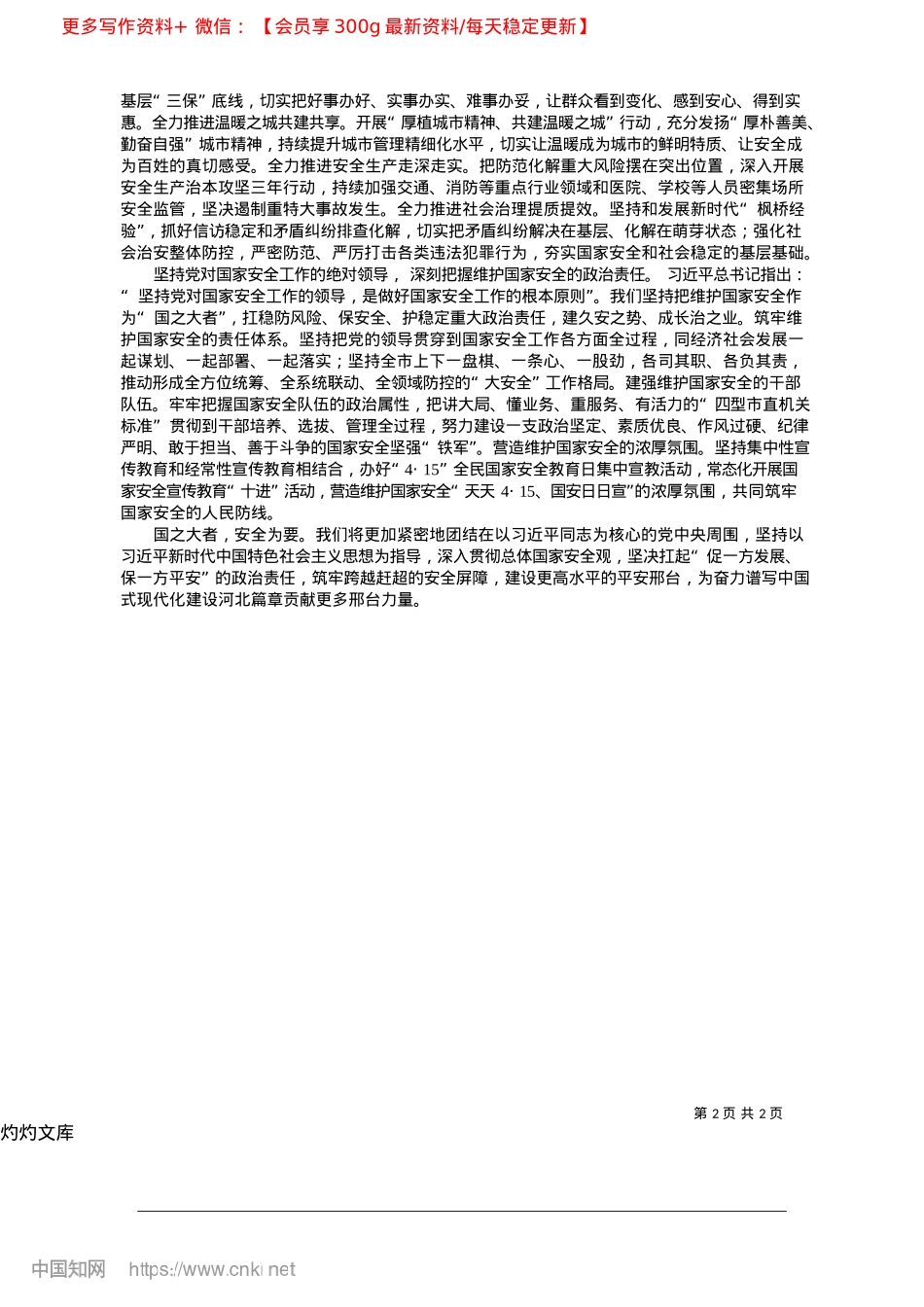 2025.04全面贯彻总体国家安全观__以高水平安全保障高质量发展_中共邢台市委书记__杨猛.docx_第2页