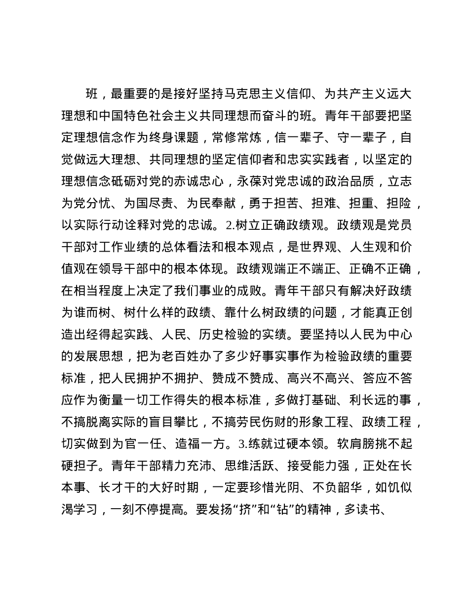 青年干部培训稿:力行“三心”,践行使命担当.docx_第2页