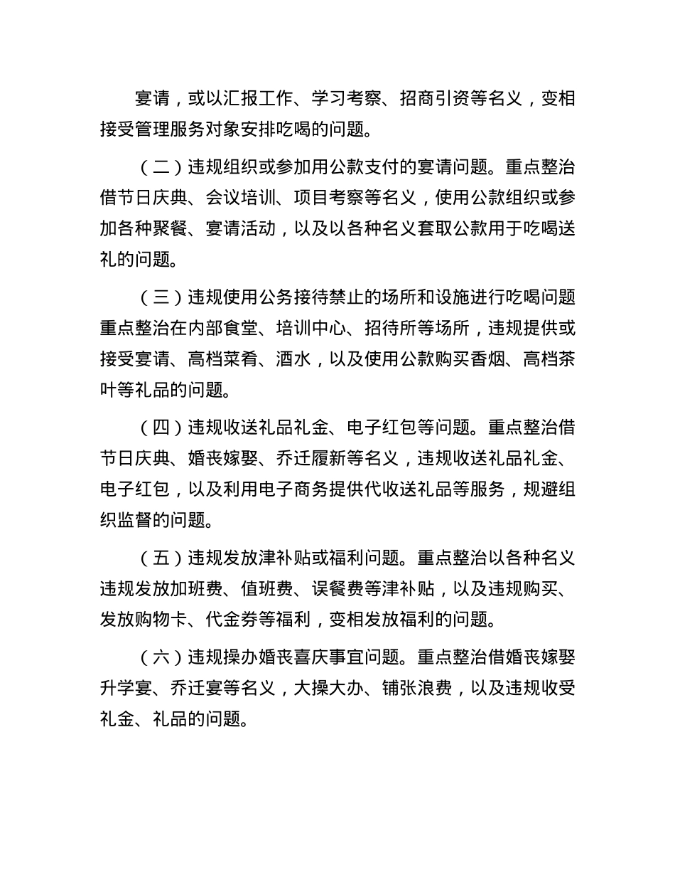 违规吃喝专项整治“百日活动”行动实施方案.docx_第2页
