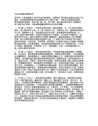 生态文明建设典型材料.docx