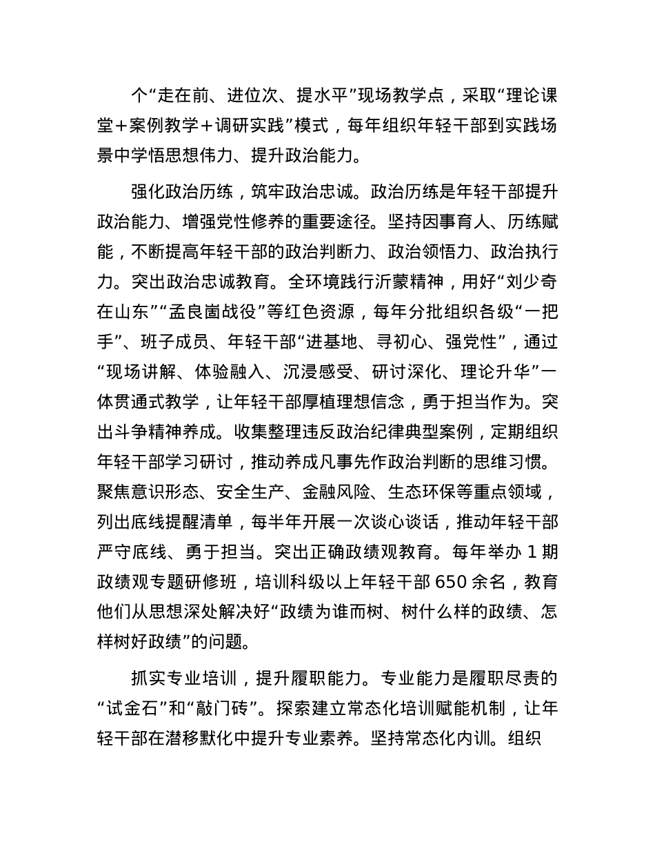 实施“沂蒙薪火”实训工程深化拓展年轻干部培养机制.docx_第2页