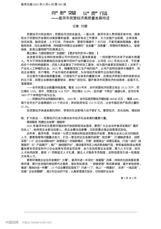 2025.05向“新”突破__以“质”行远_记者__付颖.docx