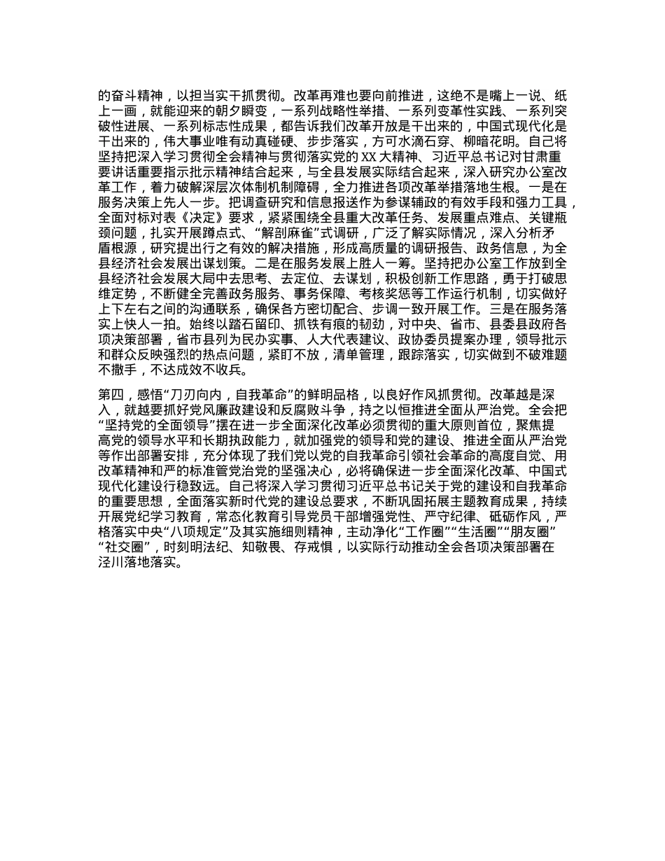 学习贯彻X的二十届三中全会精神研讨交流材料 (4).docx_第2页