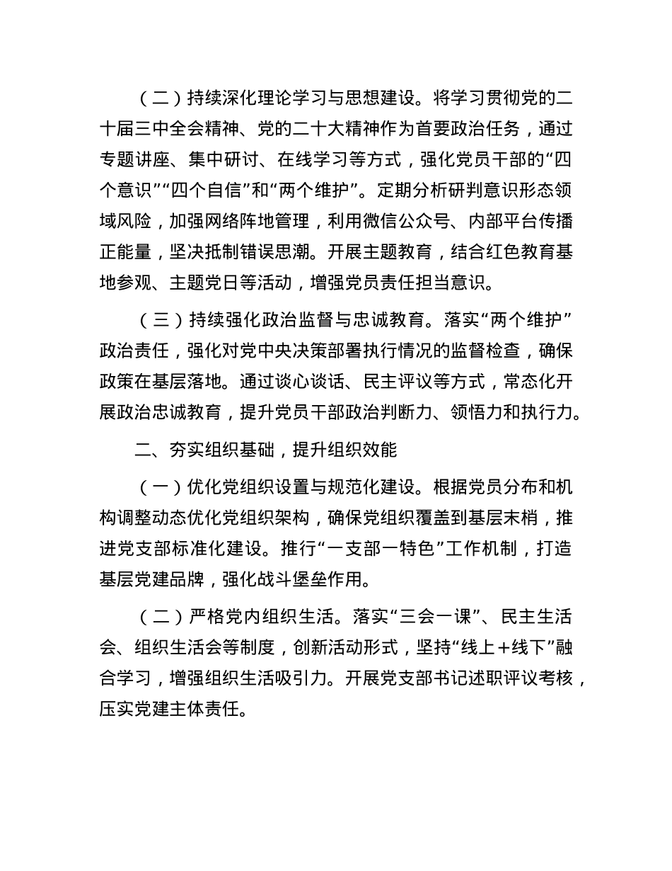 2025年市直单位基层X建工作要点.docx_第2页