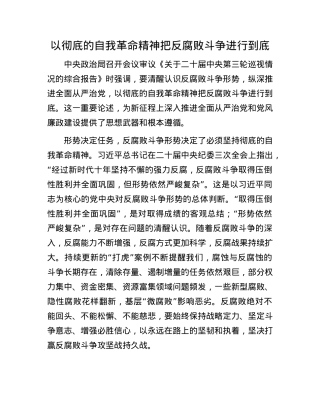 以彻底的自我革命精神把反腐败斗争进行到底(1).docx