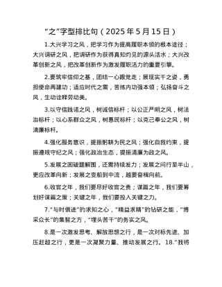 “之”字型排比句（2025年5月15日）.docx