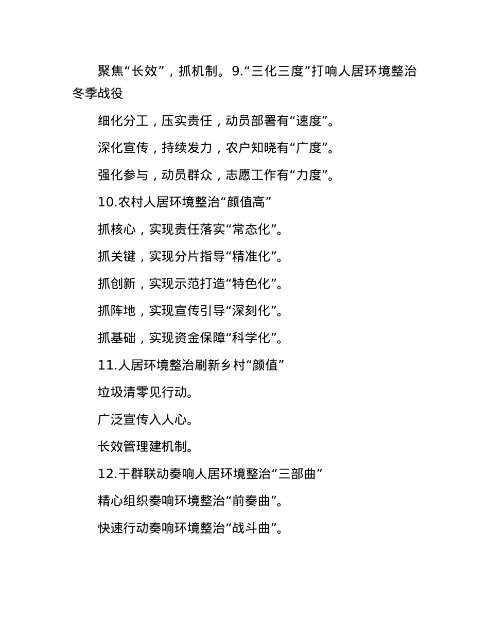 人居环境整治写作提纲30例.docx_第3页